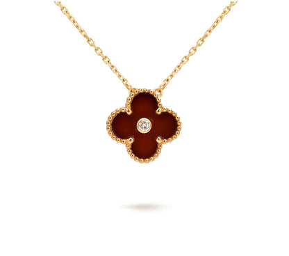 [ORA]CLOVER 15MM CHRISTMAS LIMITED EDITION SINGLE FLOWER NECKLACE