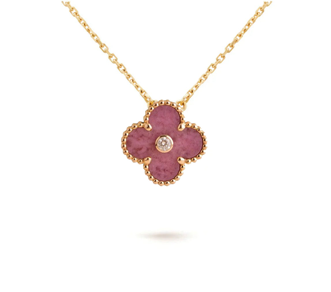 [ORA]CLOVER 15MM CHRISTMAS LIMITED EDITION SINGLE FLOWER NECKLACE
