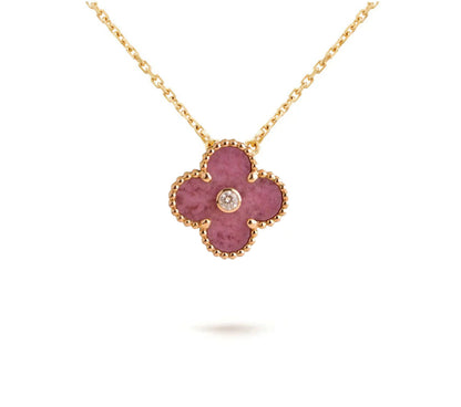 [ORA]CLOVER 15MM CHRISTMAS LIMITED EDITION SINGLE FLOWER NECKLACE