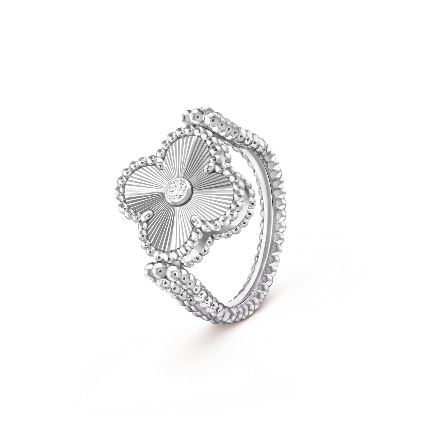 [ORA]CLOVER RIVERSIBLE RING SILVER COLLECTION