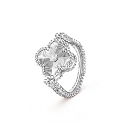 [ORA]CLOVER RIVERSIBLE RING SILVER COLLECTION