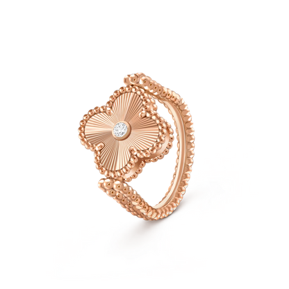 [ORA]CLOVER RIVERSIBLE RING ROSE GOLD COLLECTION