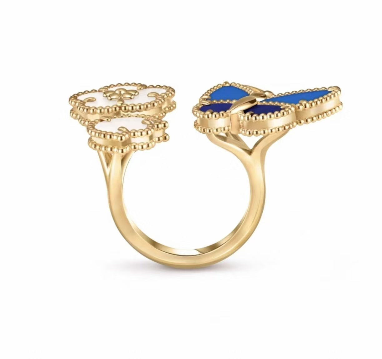 [ORA]LUCKY SPRING BUTTERFLY OPEN-FACE RINGS