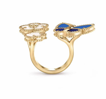 [ORA]LUCKY SPRING BUTTERFLY OPEN-FACE RINGS
