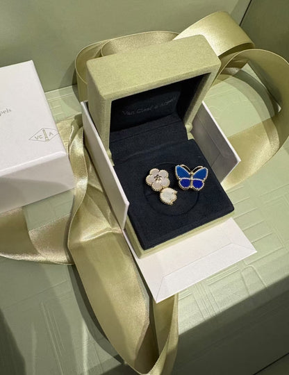 [ORA]LUCKY SPRING BUTTERFLY OPEN-FACE RINGS