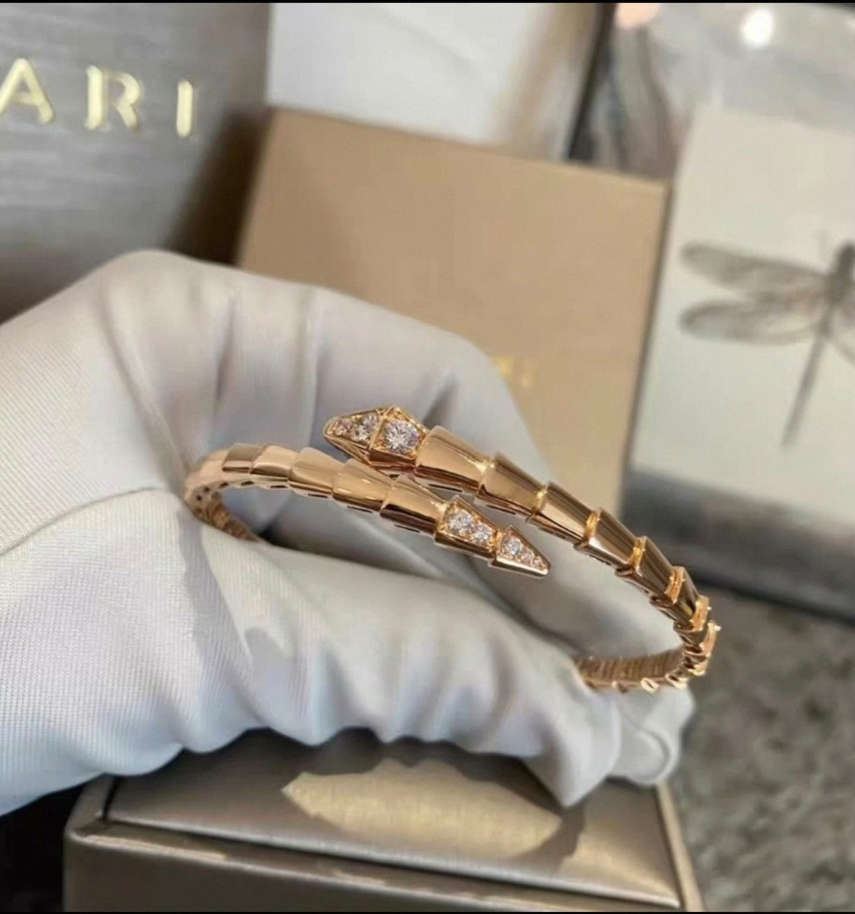 [ORA]SERPENTI BRACELET DIAMONDS