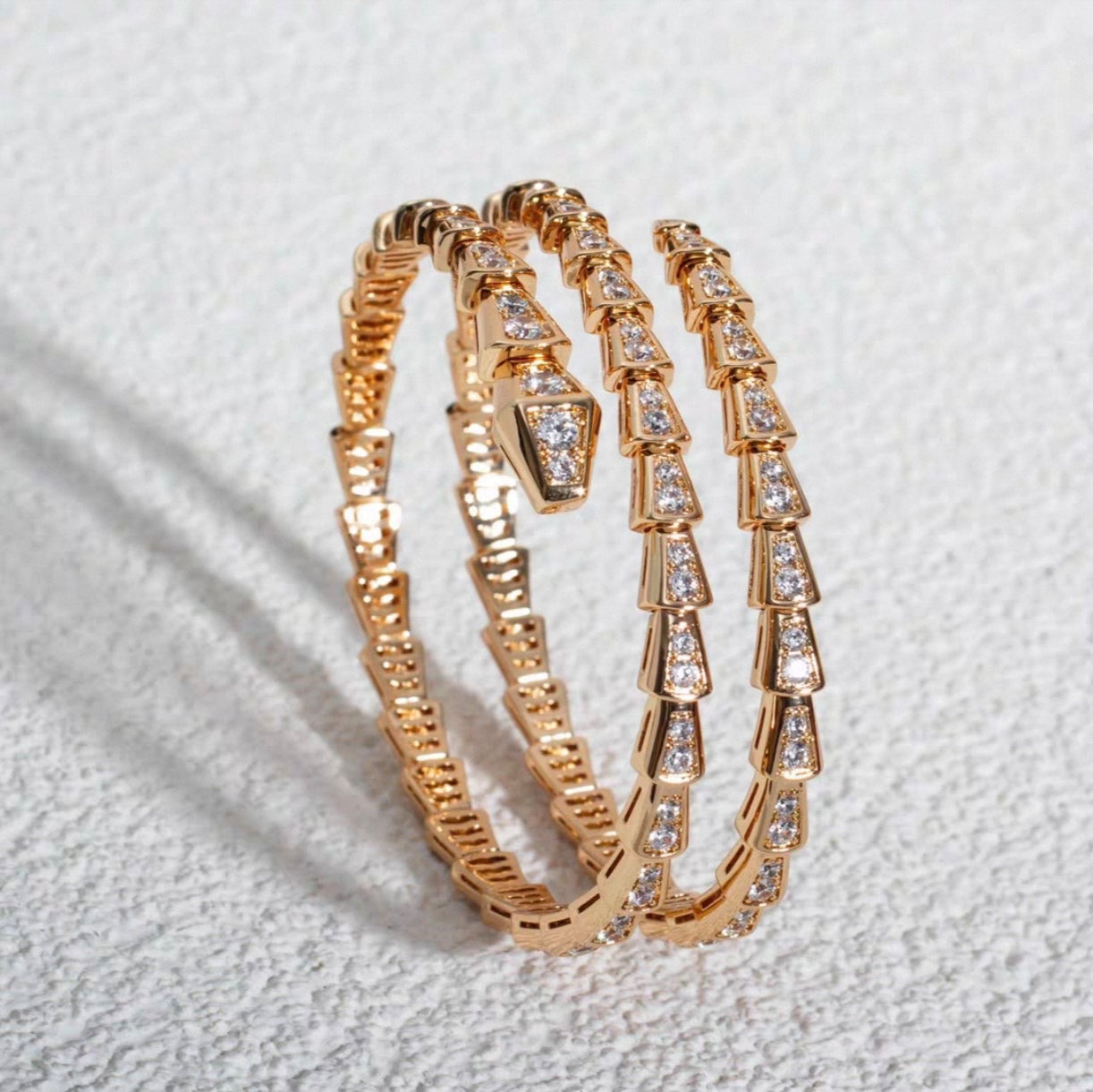 [ORA]SERPENTI BRACELET DIAMOND Triple Row