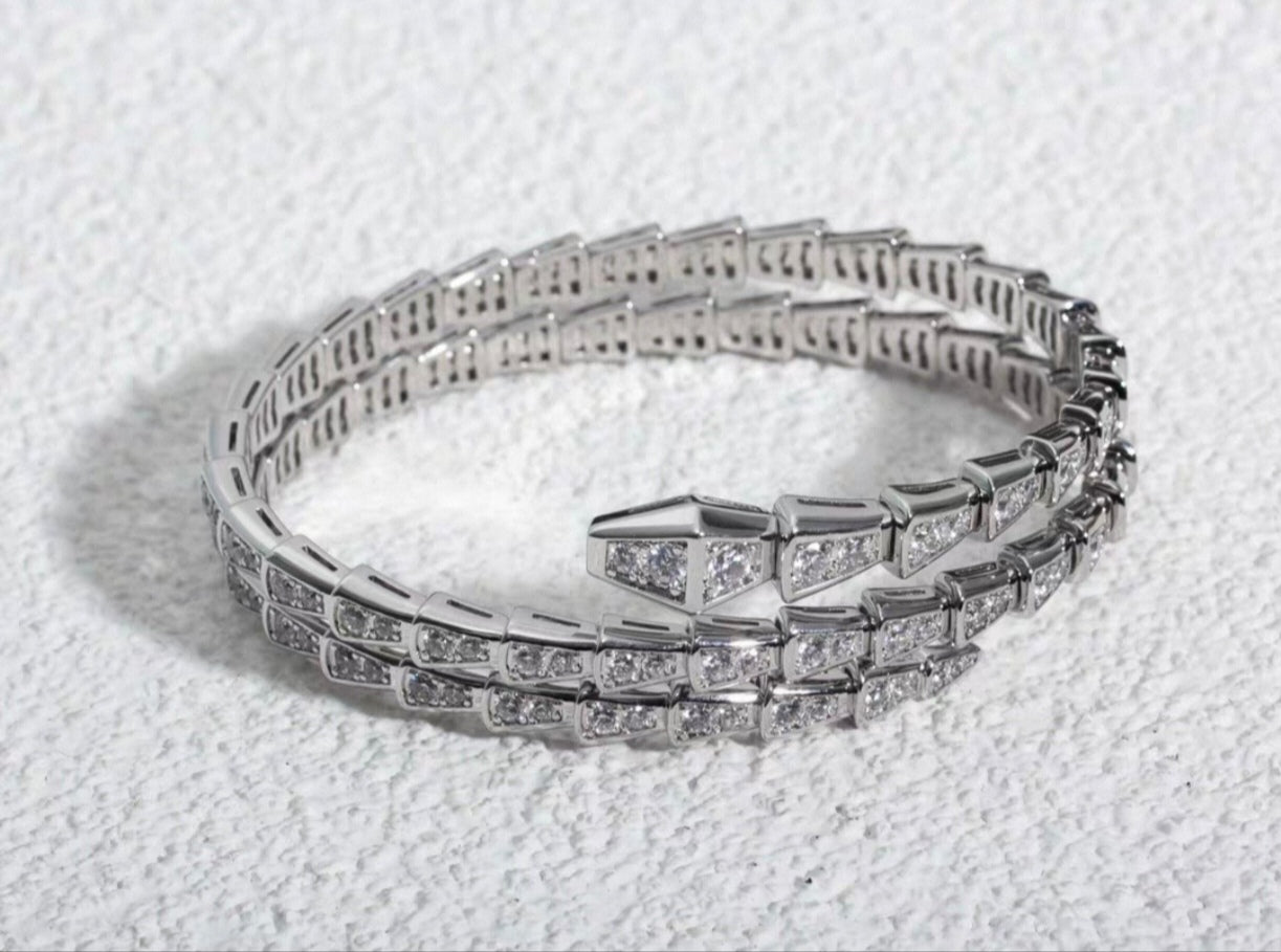 [ORA]SERPENTI BRACELET DIAMOND Triple Row