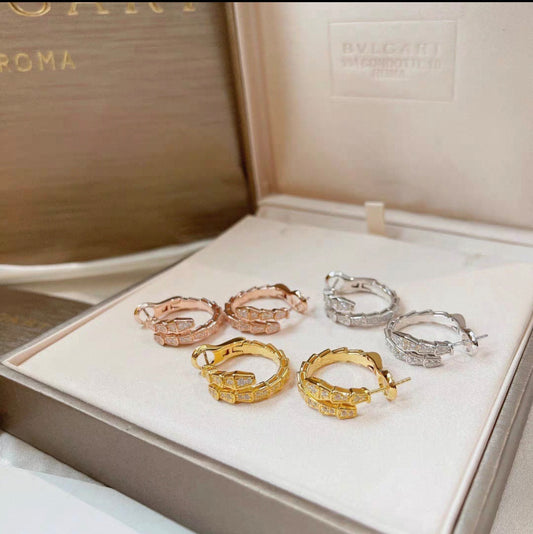 [ORA]SERPENTI EARRINGS DIAMOND