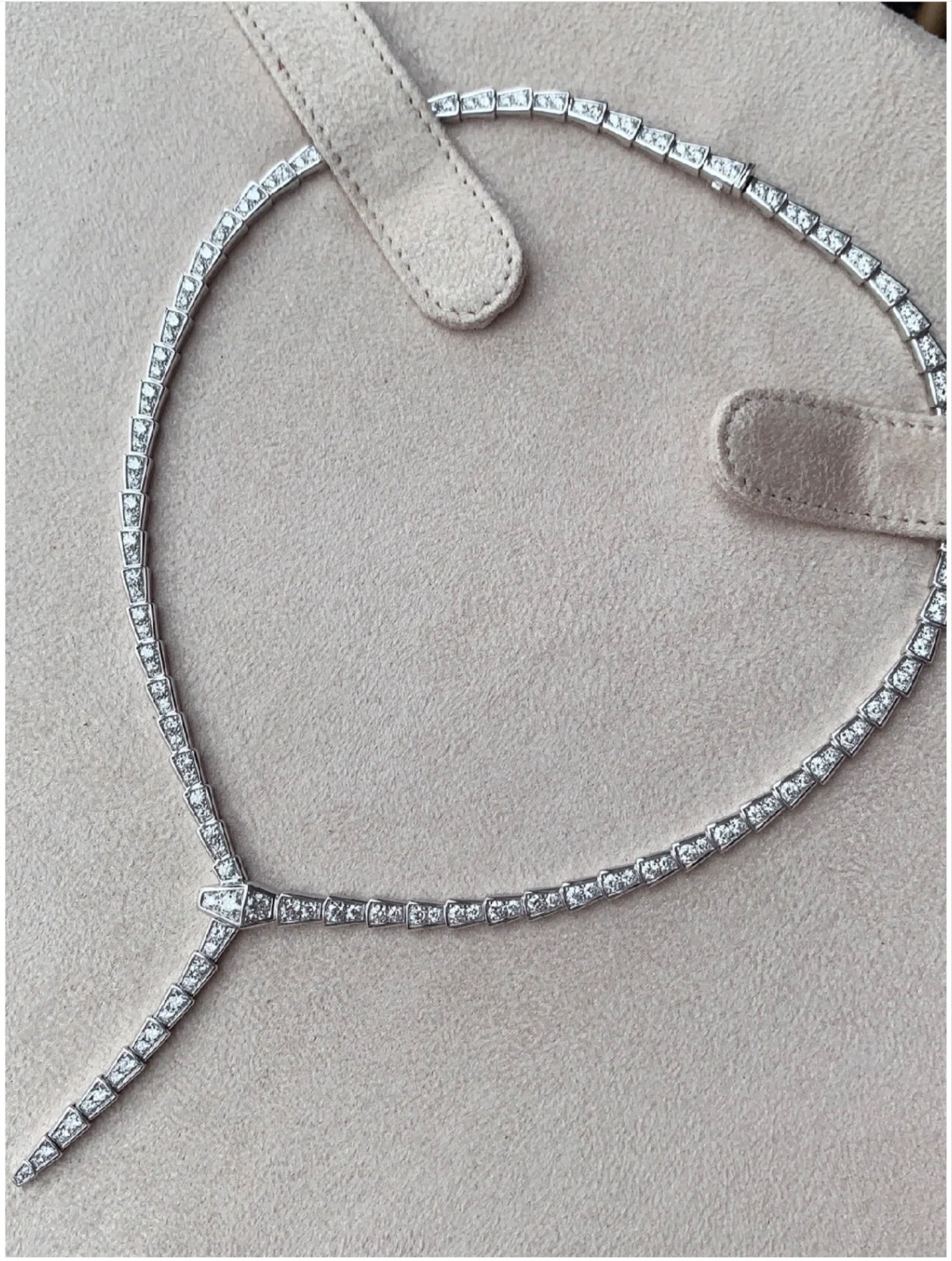 [ORA]SERPENTI NECKLACE SILVER DIAMOND