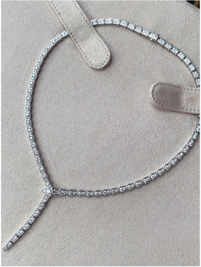 [ORA]SERPENTI NECKLACE SILVER DIAMOND