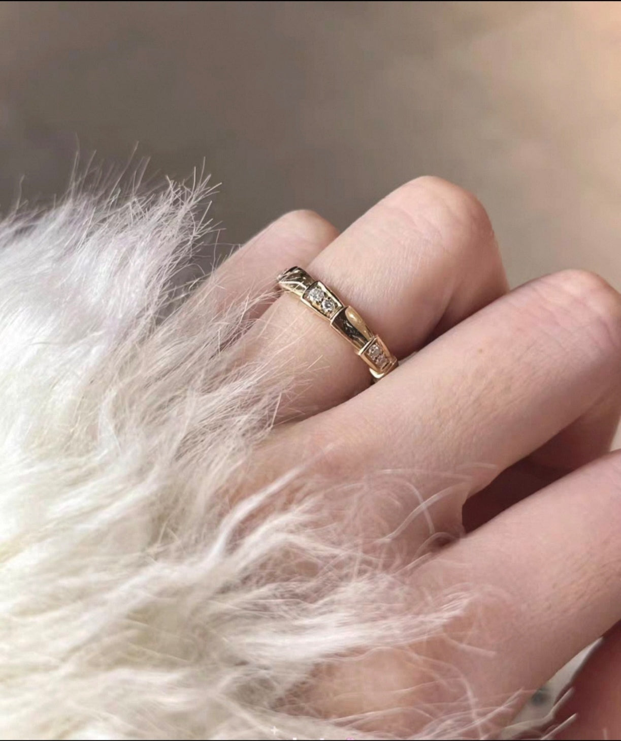 [ORA]SERPENTI RING 3MM