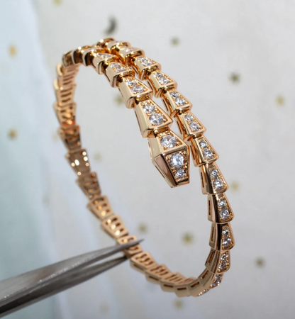 [ORA]SERPENTI FULL DIAMOND BRACELET