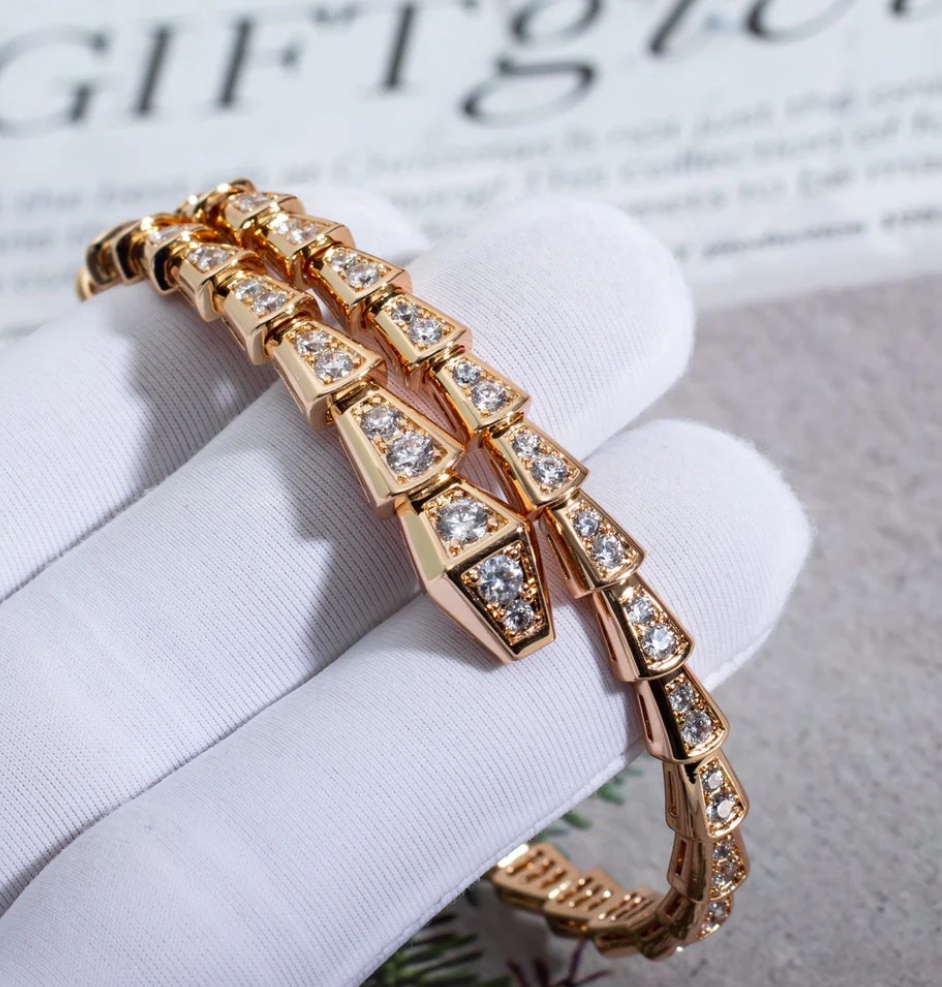 [ORA]SERPENTI FULL DIAMOND BRACELET