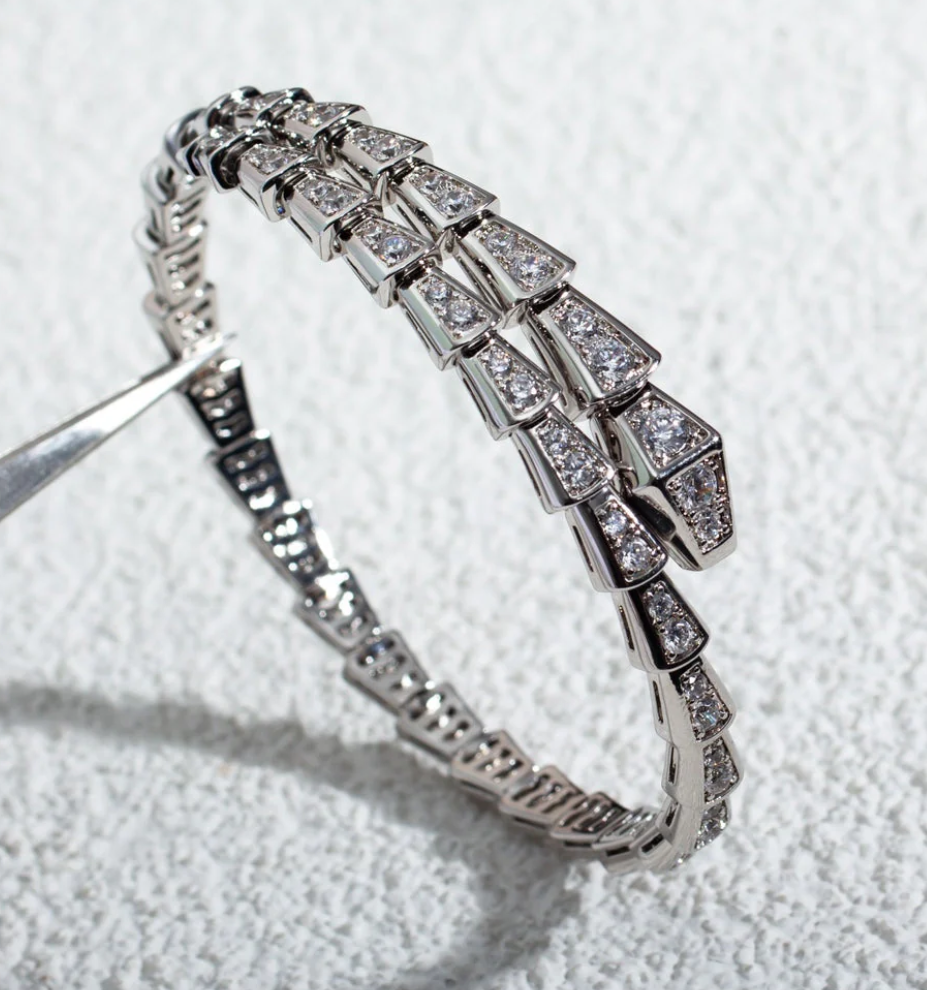 [ORA]SERPENTI FULL DIAMOND BRACELET