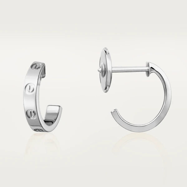 [ORA]LOVE EARRINGS 2.65MM SILVER