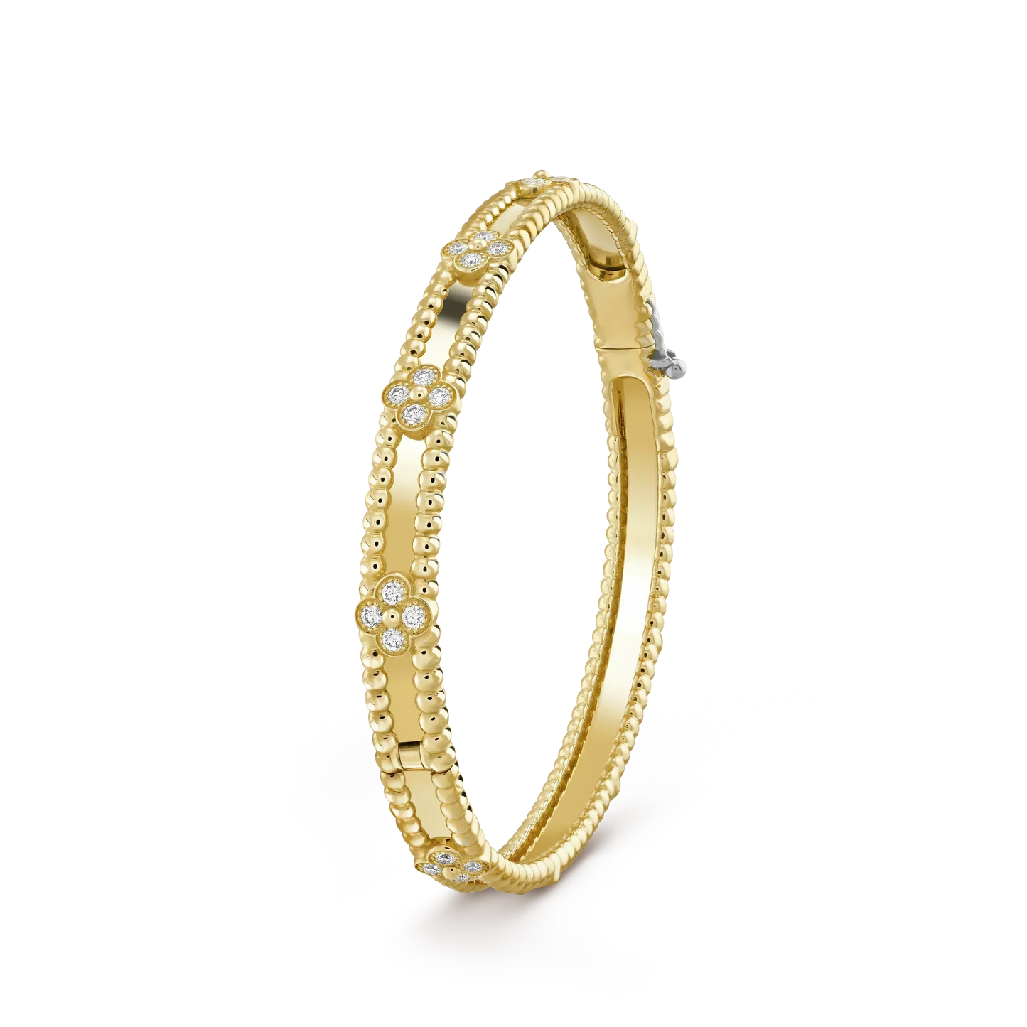 [ORA]CLOVER BRACELET 4MM DIAMONDS