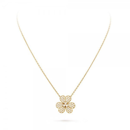 [ORA]FLOWER DIAMOND NECKLACE