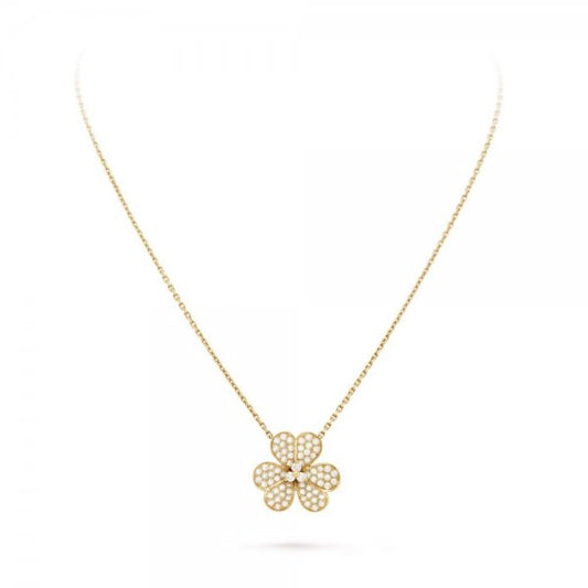 [ORA]FLOWER DIAMOND NECKLACE
