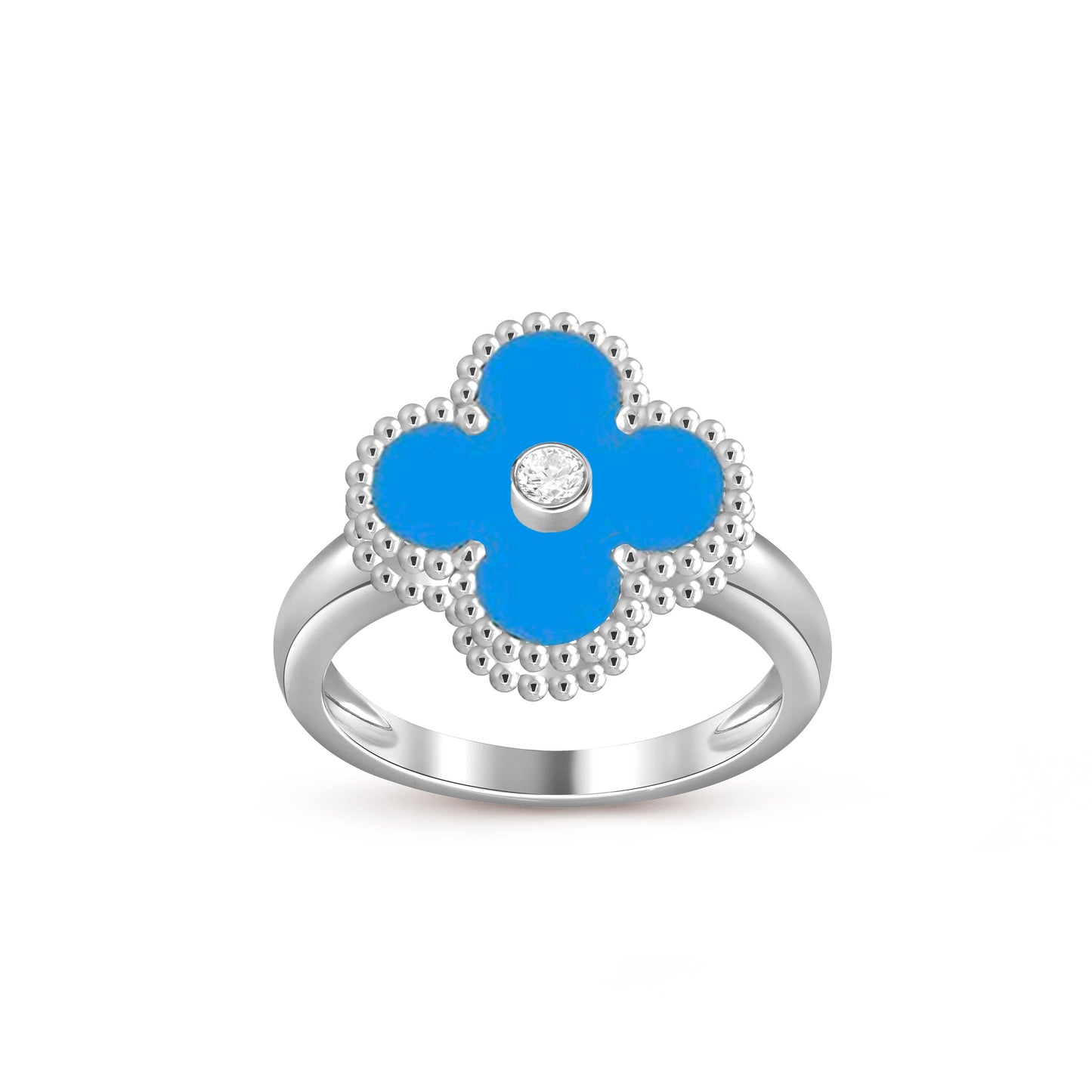 [ORA]CLOVER SILVER DIOMND RING COLLECTION