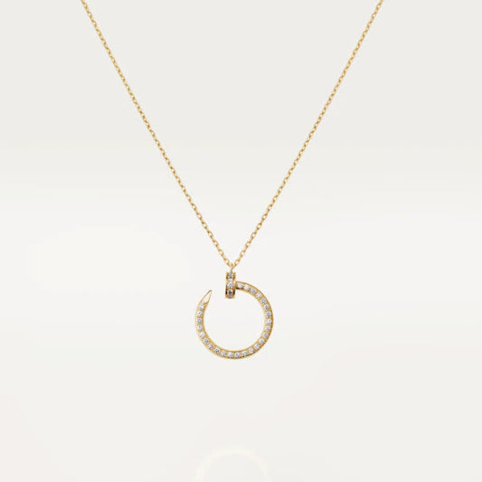 [ORA]JUSTE NECKLACE GOLD DIAMONDS