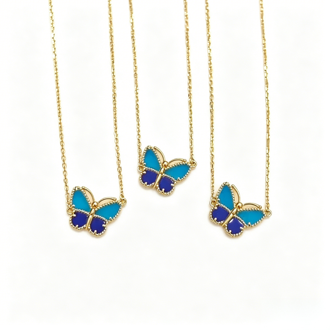[ORA] 2026 NEW LUCKY BUTTERFLY 1 MOTIFS NECKLACE