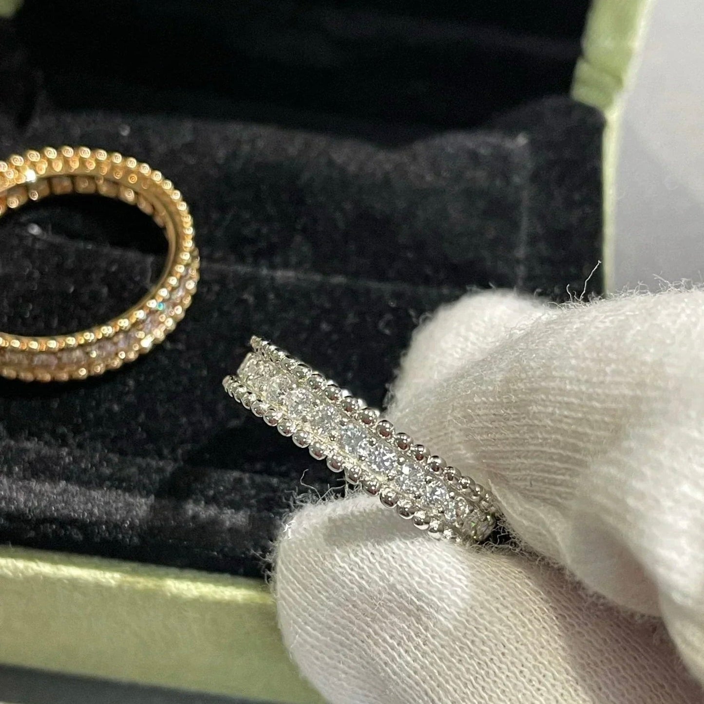 [ORA]PERLEE DIAMOND SILVER RING