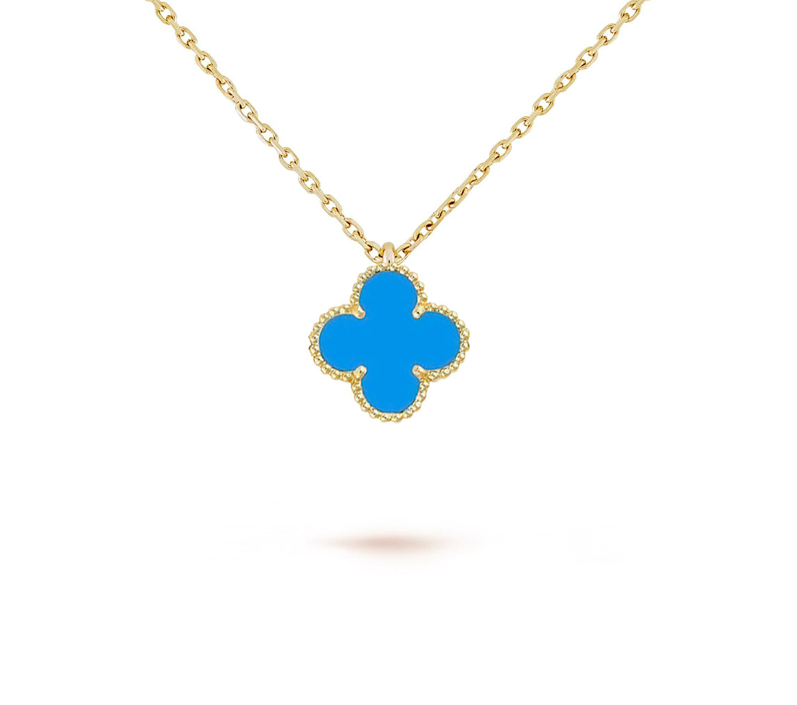 [ORA]CLOVER MINI 9.5MM CARNELIANS NECKLACE COLLECTION