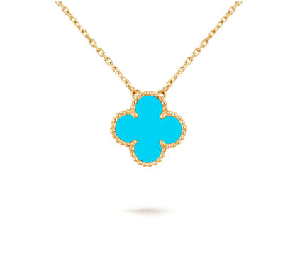 [ORA]CLOVER 15MM SINGLE FLOWER NECKLACE COLLECTION