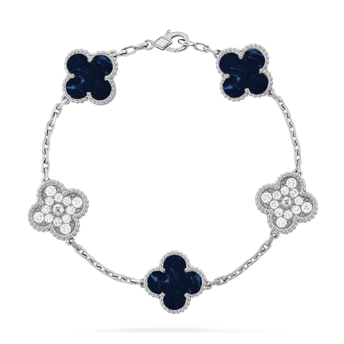 [ORA]CLOVER 5 MOTIF PIETERSITE BRACELET COLLECTION