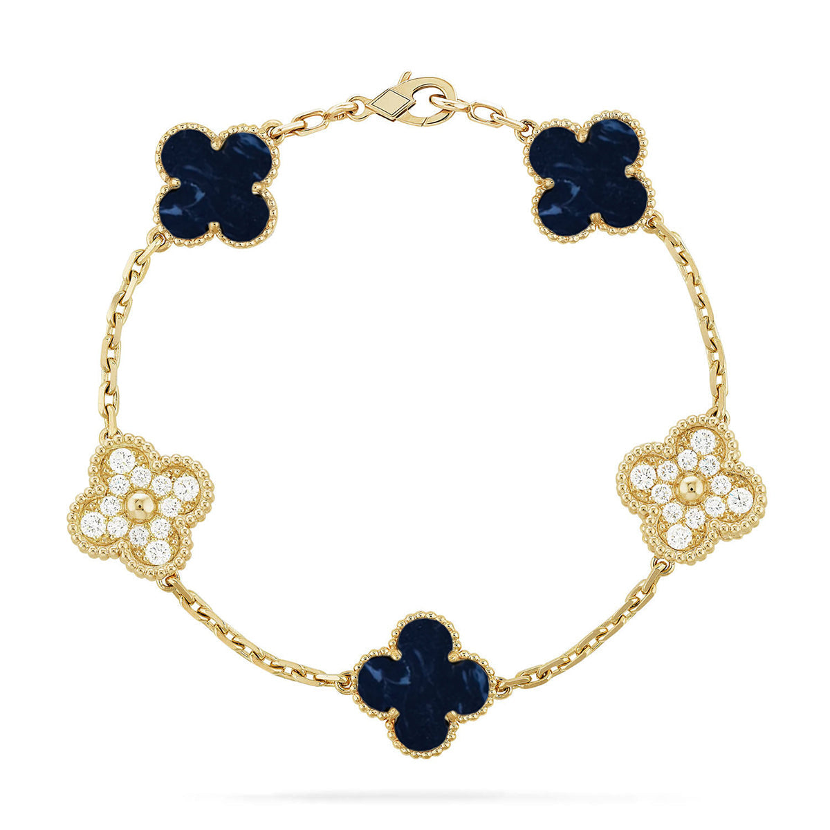 [ORA]CLOVER 5 MOTIF PIETERSITE BRACELET COLLECTION