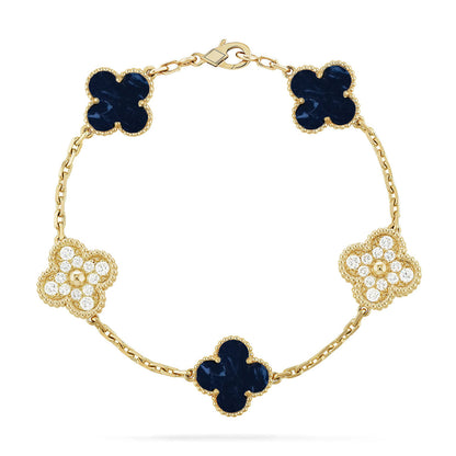 [ORA]CLOVER 5 MOTIF PIETERSITE BRACELET COLLECTION