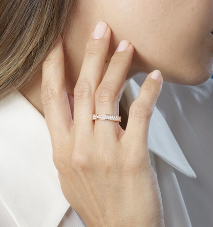 [ORA]ALLIANCE LIENS VIDENCE PAVED DIAMOND 4MM RING