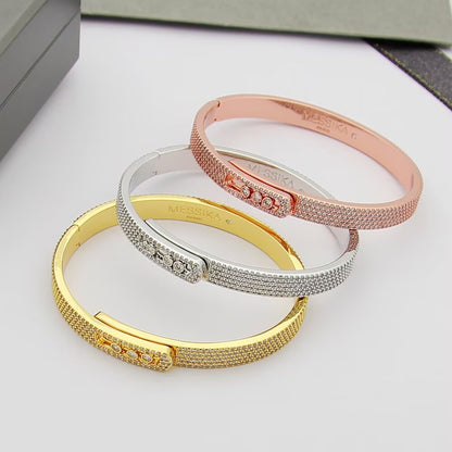[ORA]Move Noa Full Pav¨¦ Diamond Bangle Bracelet