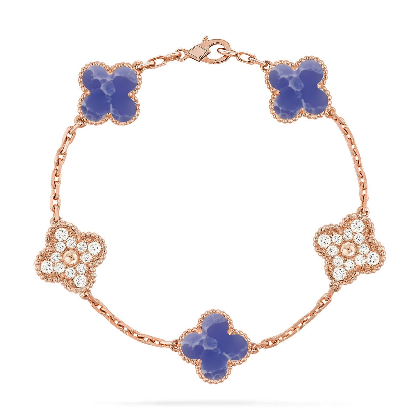 [ORA]CLOVER 5 MOTIF BLUE VEINS BRACELET COLLECTION