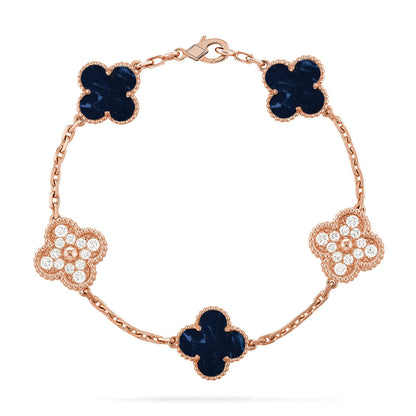 [ORA]CLOVER 5 MOTIF PIETERSITE BRACELET COLLECTION
