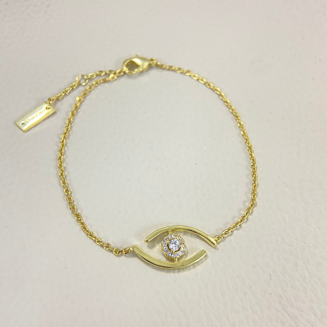 [ORA]Lucky Eye Pave-Set Diamond Bracelet