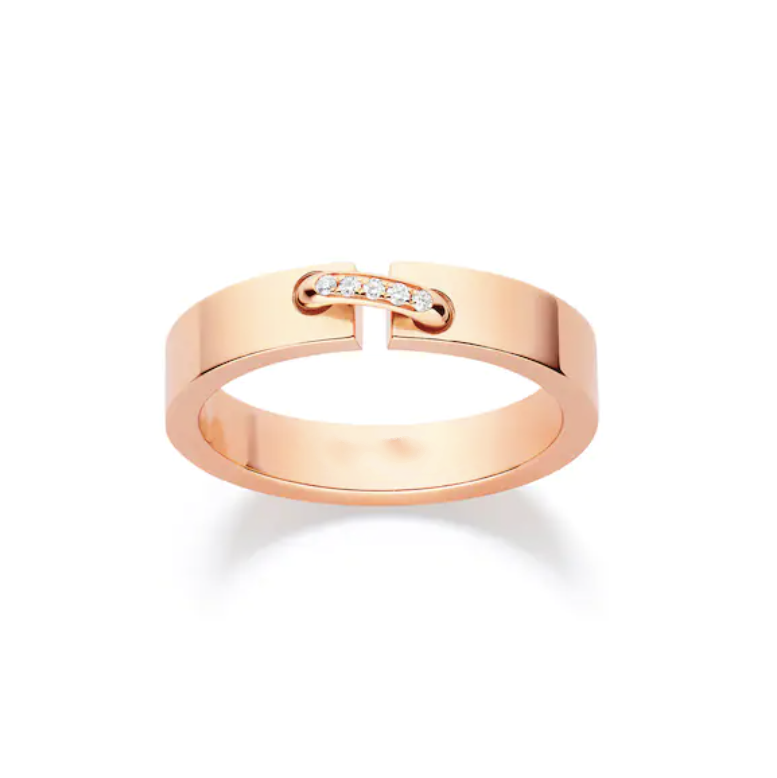 [ORA]ALLIANCE LIENS EVIDENCES DIAMANT 4MM RING