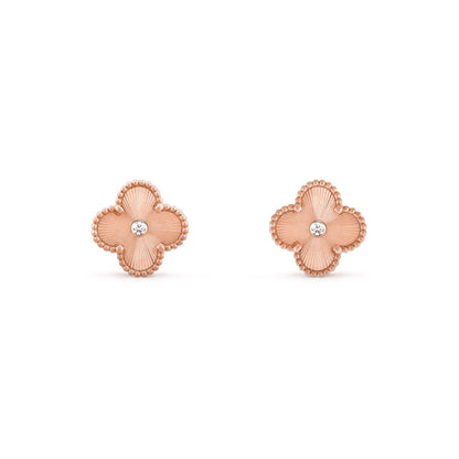 [ORA]CLOVER  15MM DIAMOND EARRINGS COLLECTION