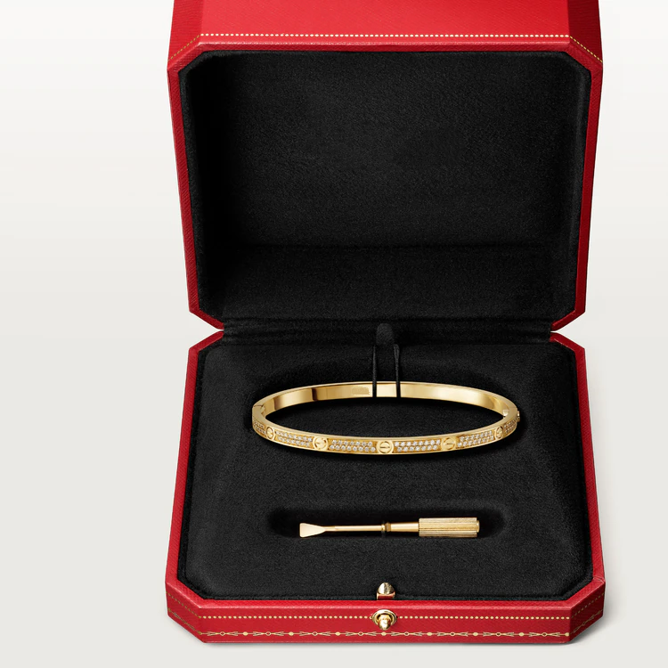 [ORA]LOVE BRACELET 3.65MM DIAMOND-PAVED
