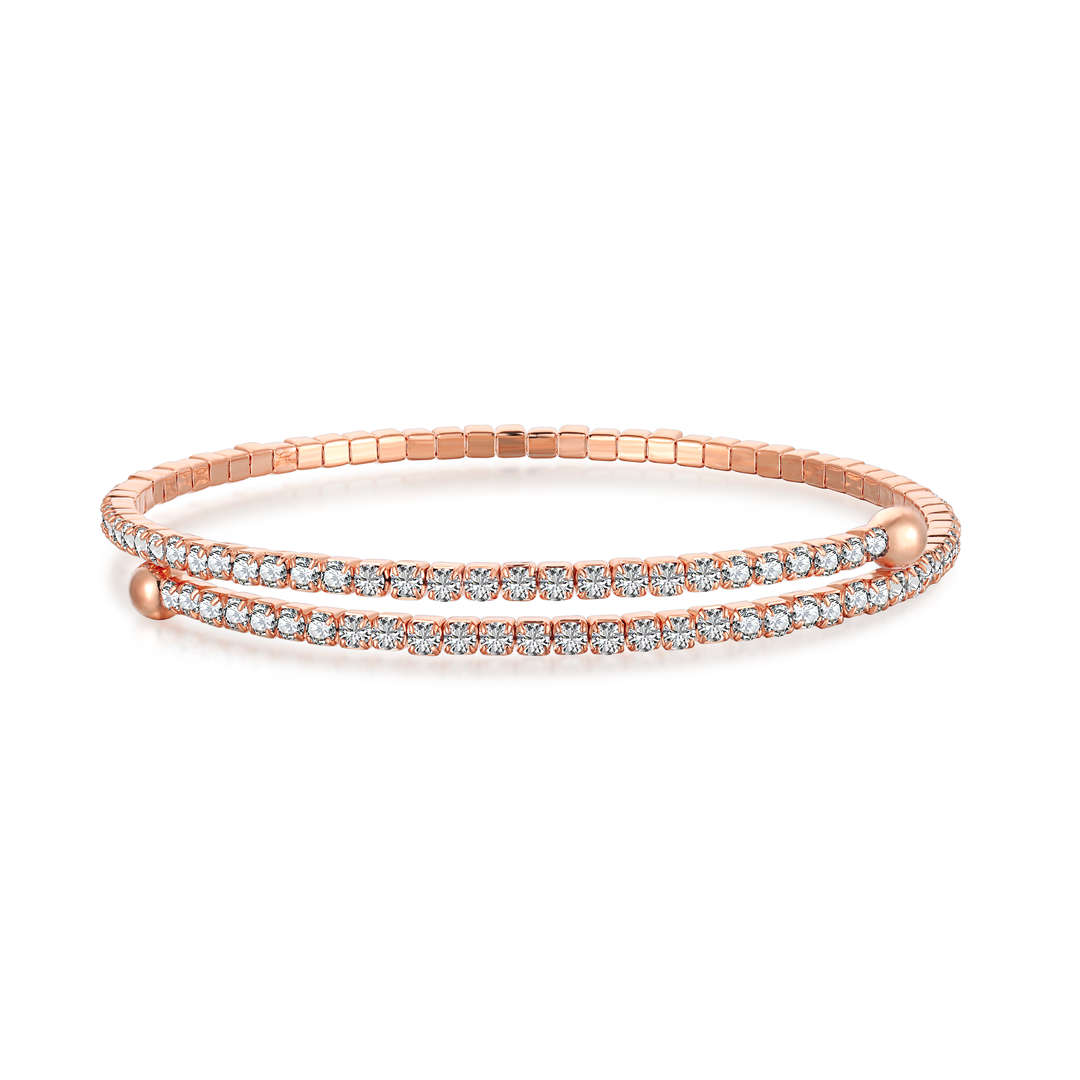 [ORA]Row of Diamonds Round Fashion Bracelet