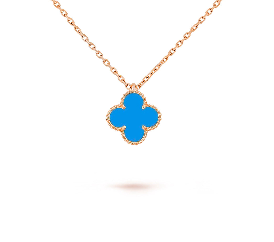 [ORA]CLOVER MINI 9.5MM CARNELIANS NECKLACE COLLECTION