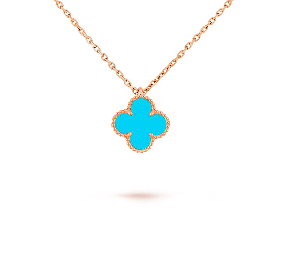 [ORA]CLOVER MINI 9.5MM CARNELIANS NECKLACE COLLECTION