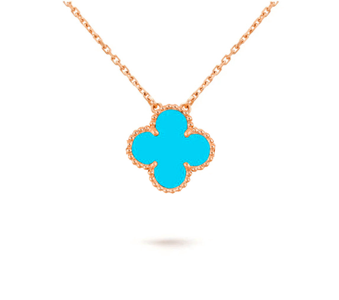 [ORA]CLOVER 15MM SINGLE FLOWER NECKLACE COLLECTION