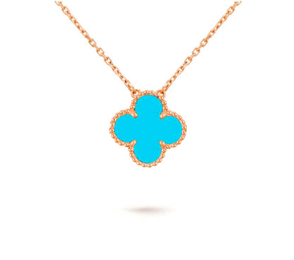 [ORA]CLOVER 15MM SINGLE FLOWER NECKLACE COLLECTION