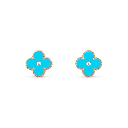 [ORA]CLOVER  15MM DIAMOND EARRINGS COLLECTION
