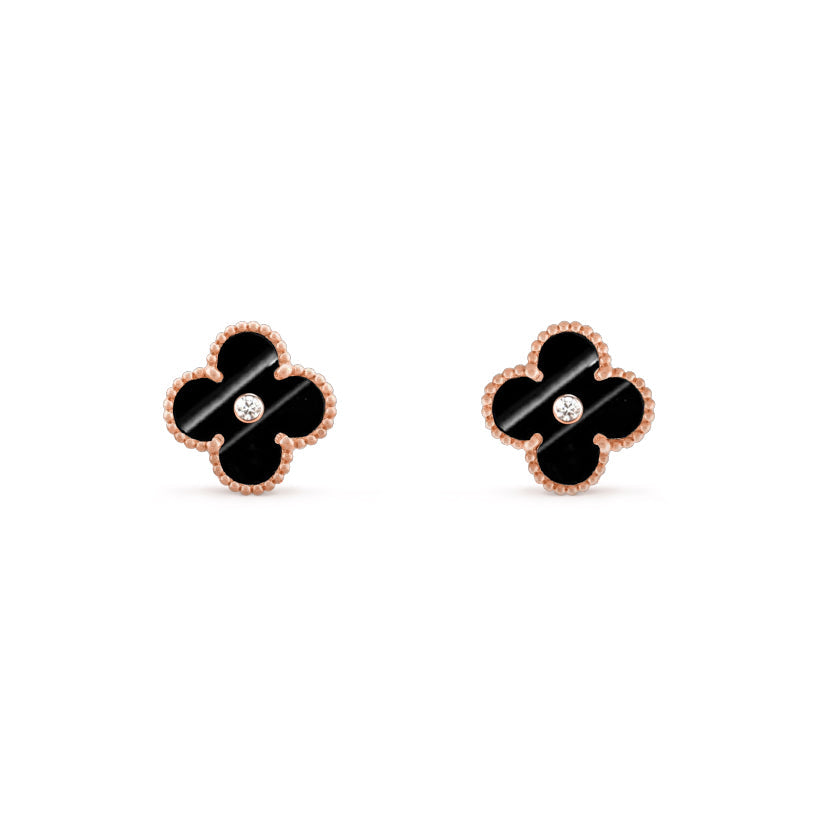 [ORA]CLOVER  15MM DIAMOND EARRINGS COLLECTION