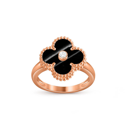 [ORA]CLOVER DIAMOND RING ROSE GOLD COLLECTION