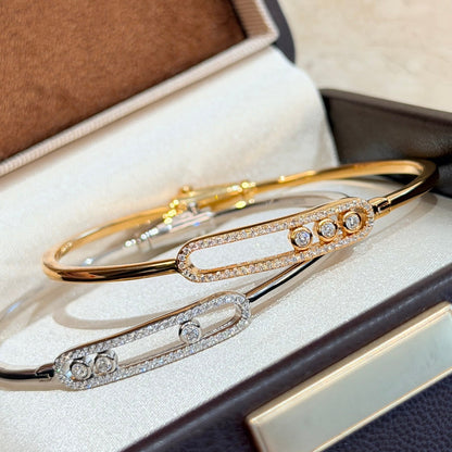 [ORA]Move Pav¨¦ Diamond Bangle Bracelet M