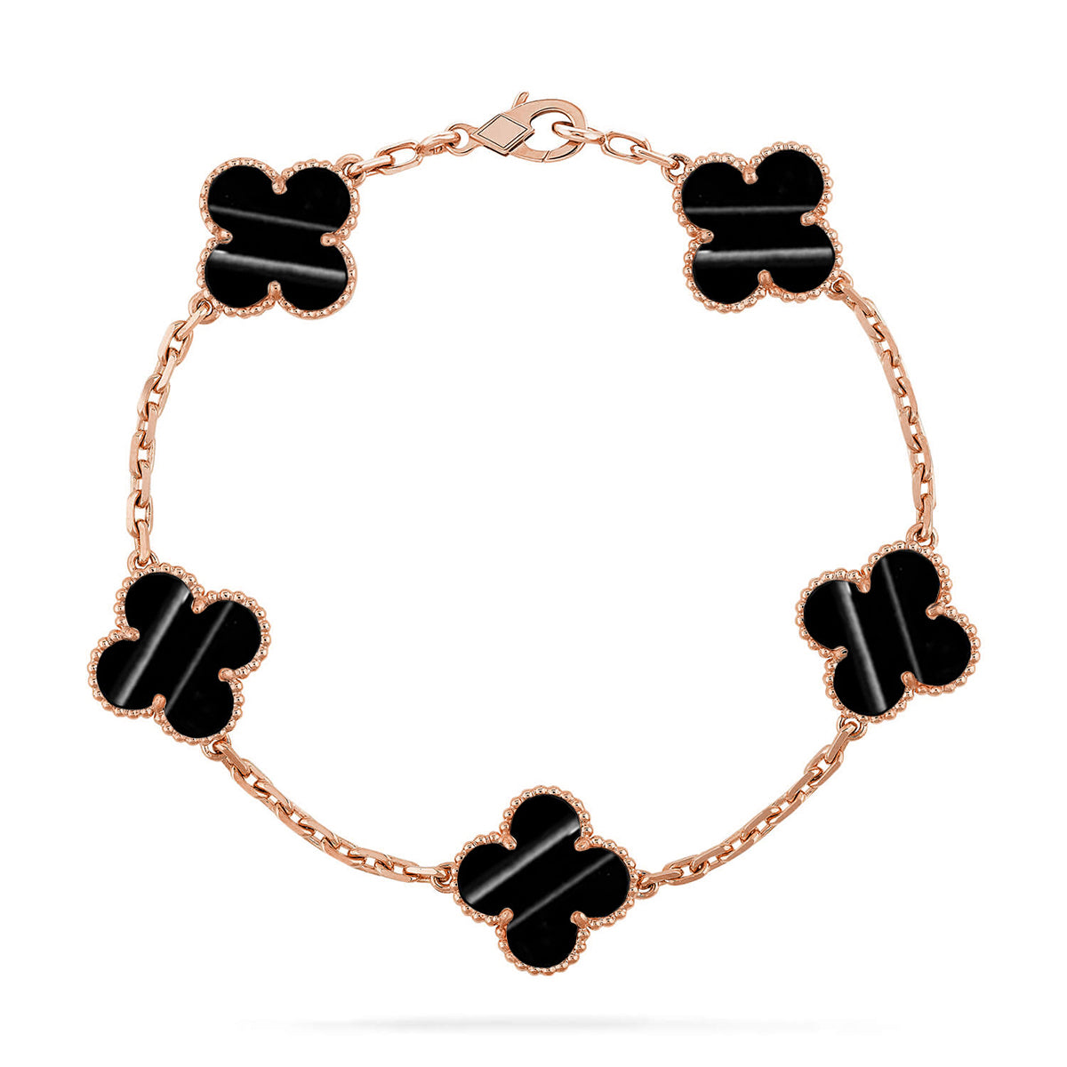 [ORA] CLOVER 5 MOTIF PULSAR STONE BRACELET COLLECTION